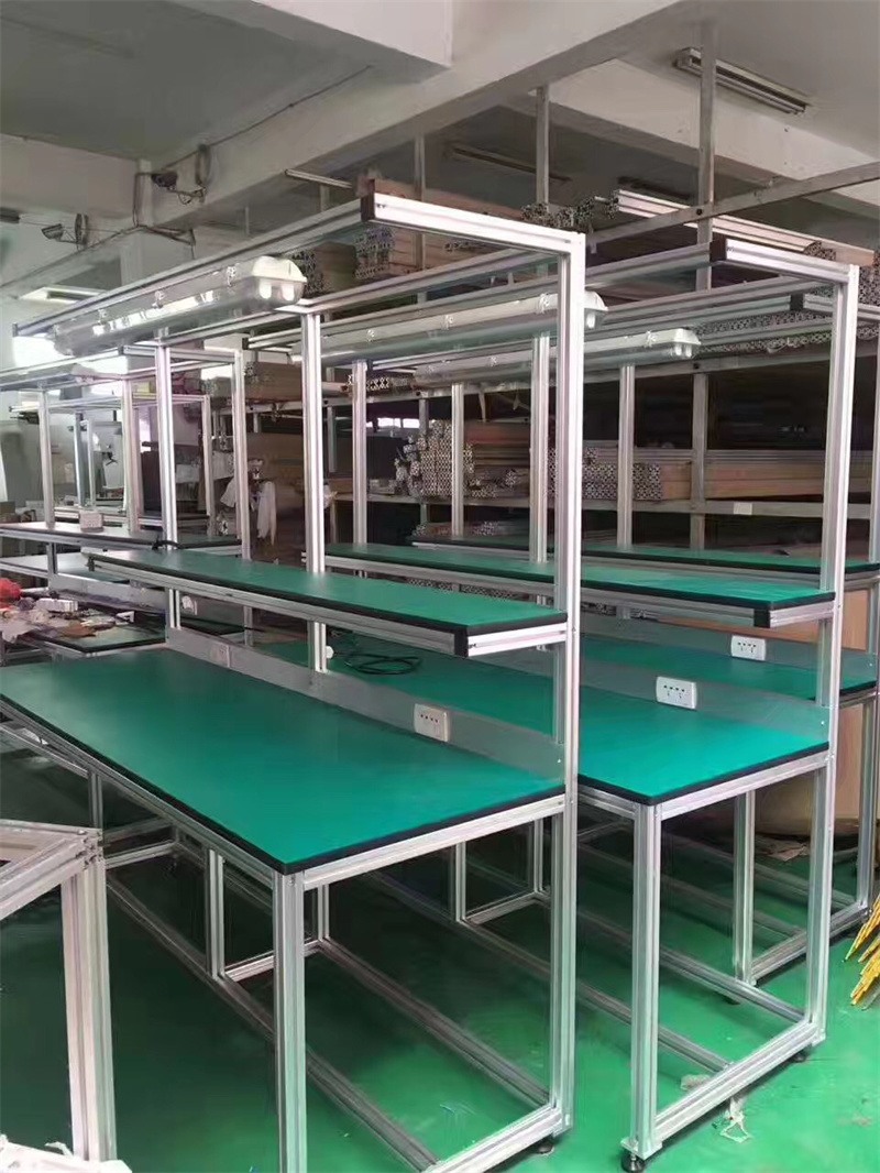 6060L欧标双槽60*60粉色网站免费看流水线工作台