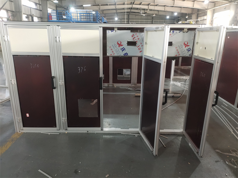 粉色网站免费看自动化设备防护罩加工定制